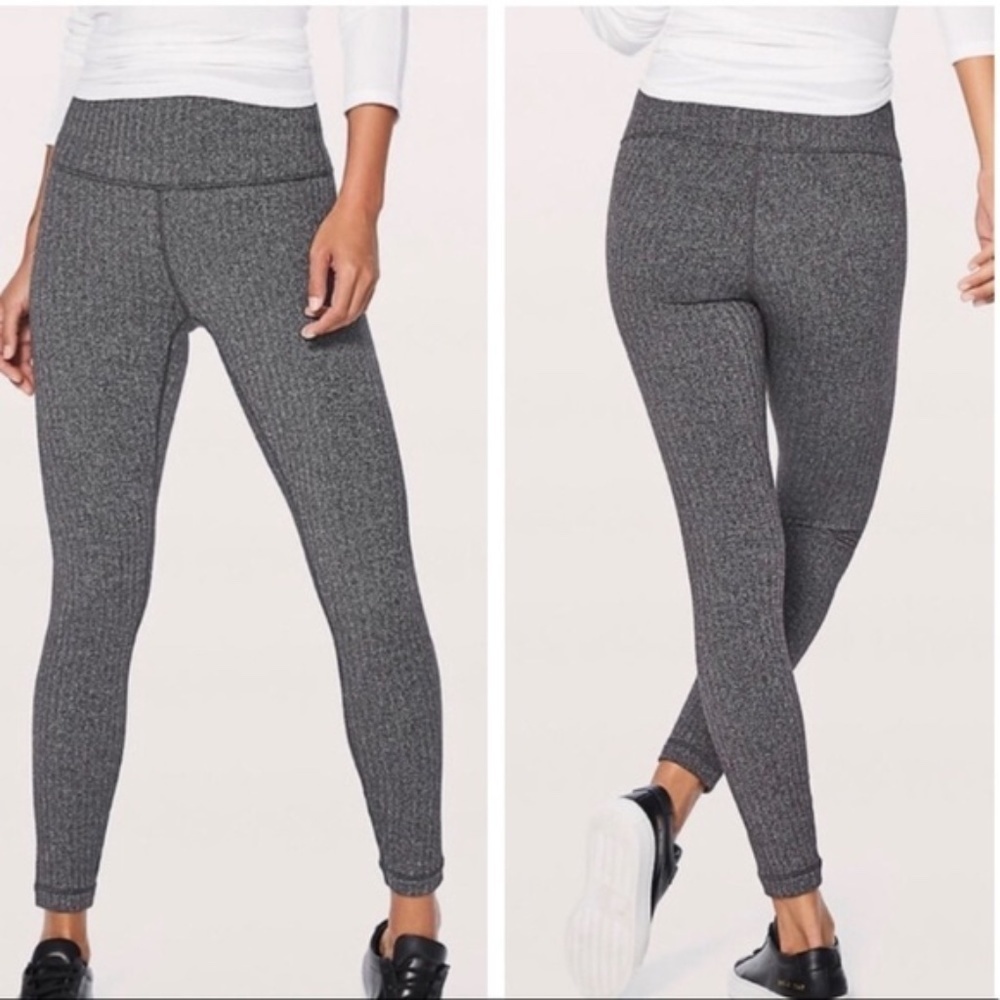 Athleta Chatarunga Tight Herringbone Leggings Mid-Rise Full Length Size Small